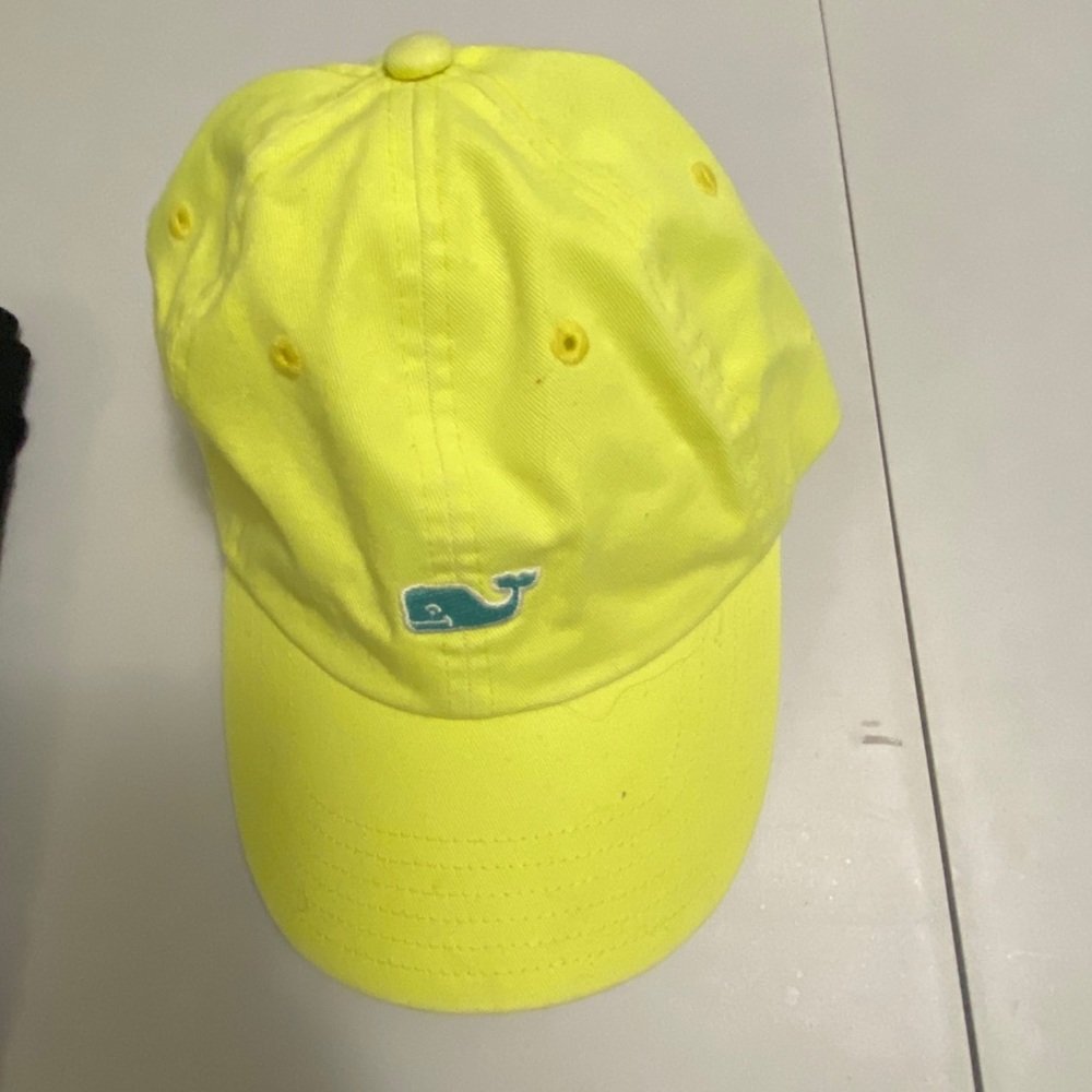 Neon Yellow Vineyard Vines Hat
